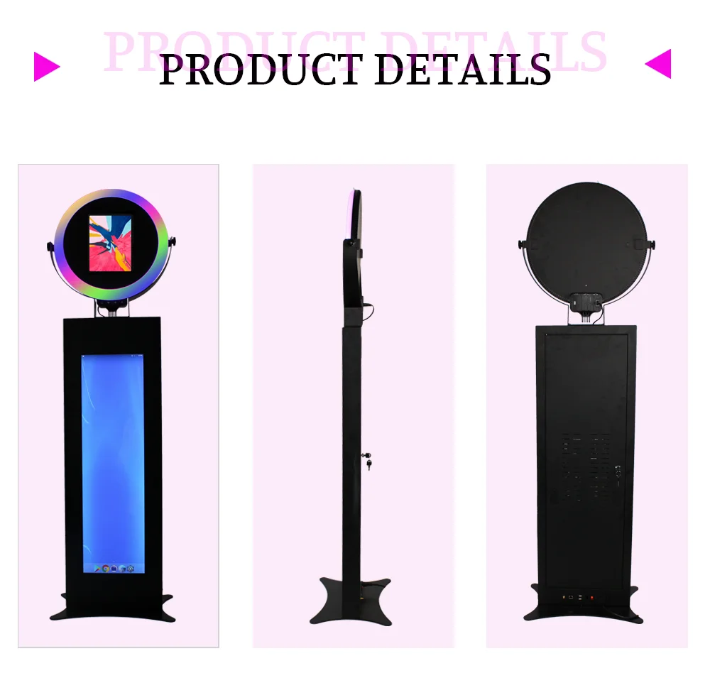 thumbnail image 2 of IPad Photo Booth With Ring Light – Includes FREE Stand And Carrying Bag 2 of 4