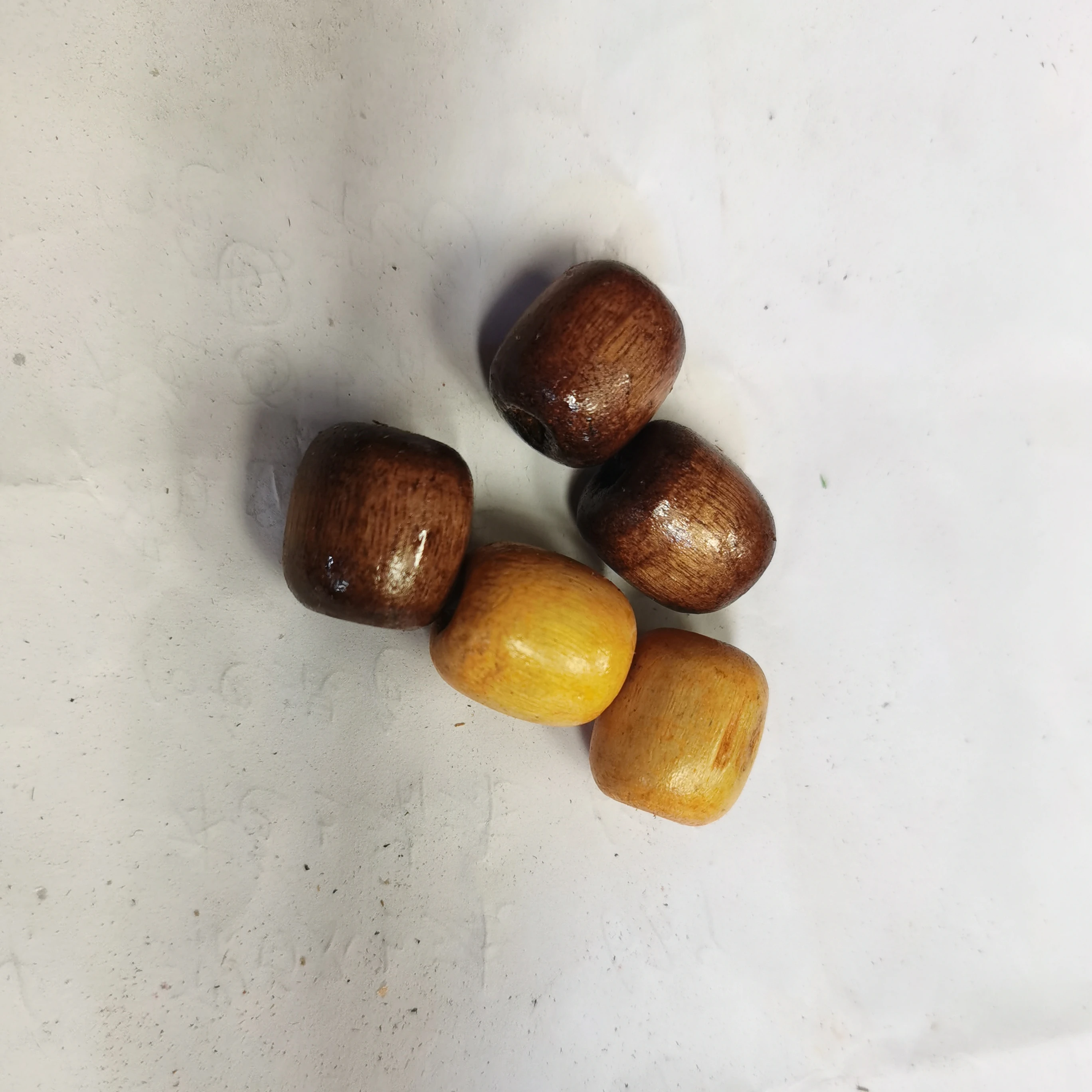 17 мм 16 Фурнитура для бижутерии натуральный мяч круглых разделительных деревянные бусины Экологичные натуральные без примесей свинца и деревянных шариков