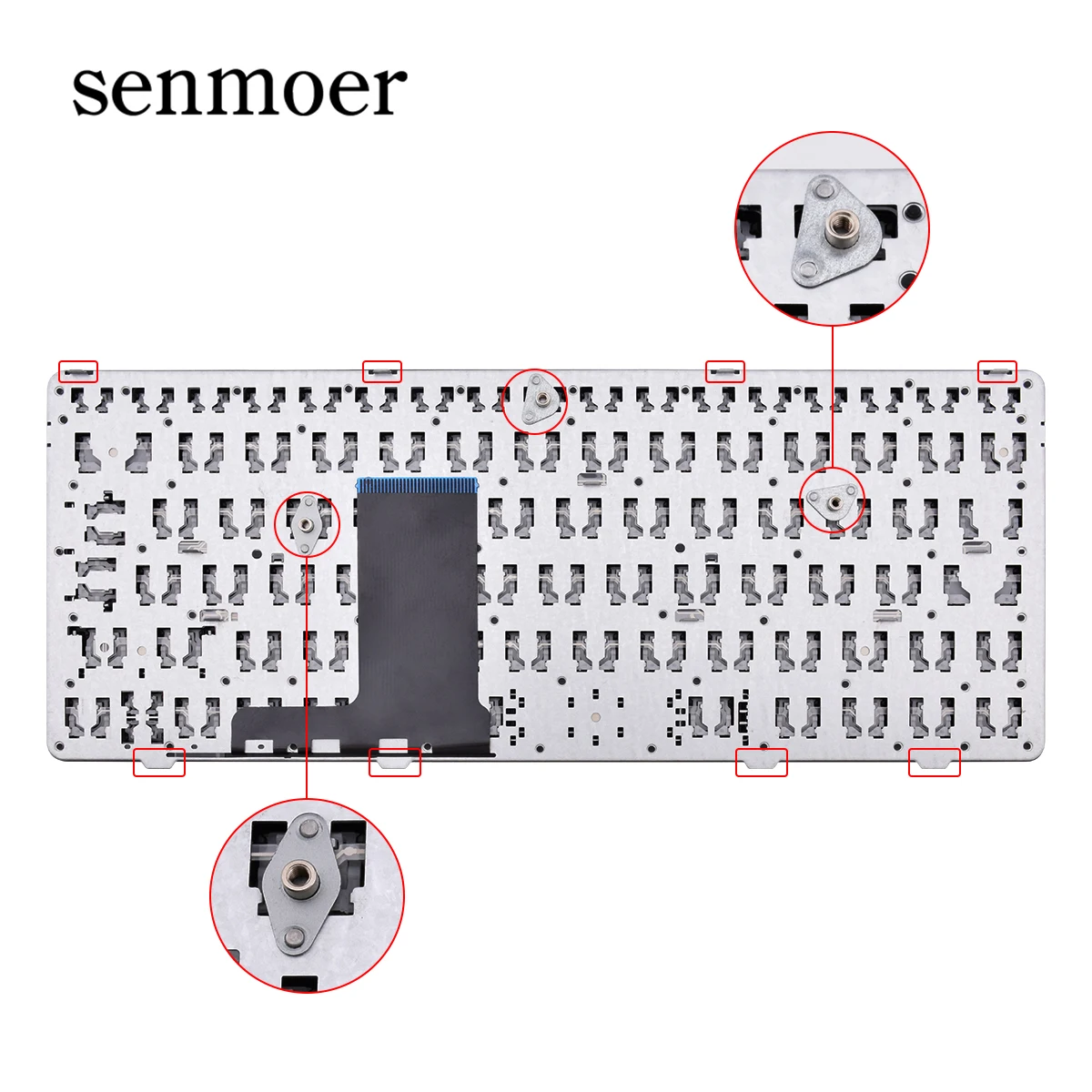 SP Layout Good Quality  Keyboard for HP Elitebook 2560P 2570P with Sliver Frame