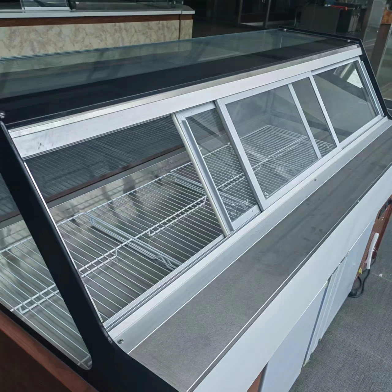 2023 Commercial Butchery Glass Door Fresh Meat Display Chiller Food ...