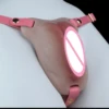 skin+pink belt