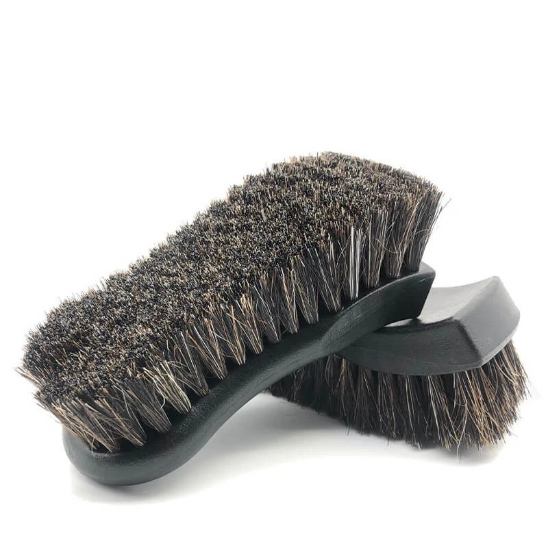 Premium Select Horse Hair Interior Cleaning Brush for Leather