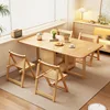 Single table-natural wood