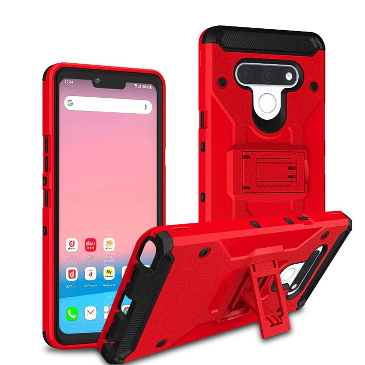 Zizo Apple iPhone 8 - Bolt Heavy-Duty Rugged Case - Holster and Screen Combo - Red/Black