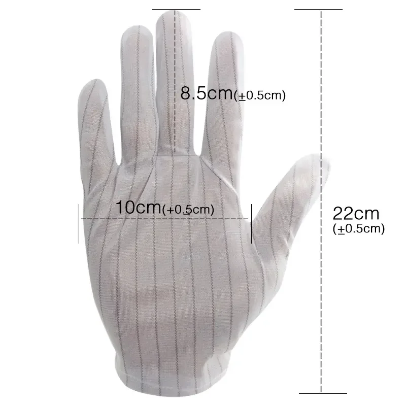 Electrostatic Prevention Esd Anti Static Stripe Gloves Design Lint Free ...