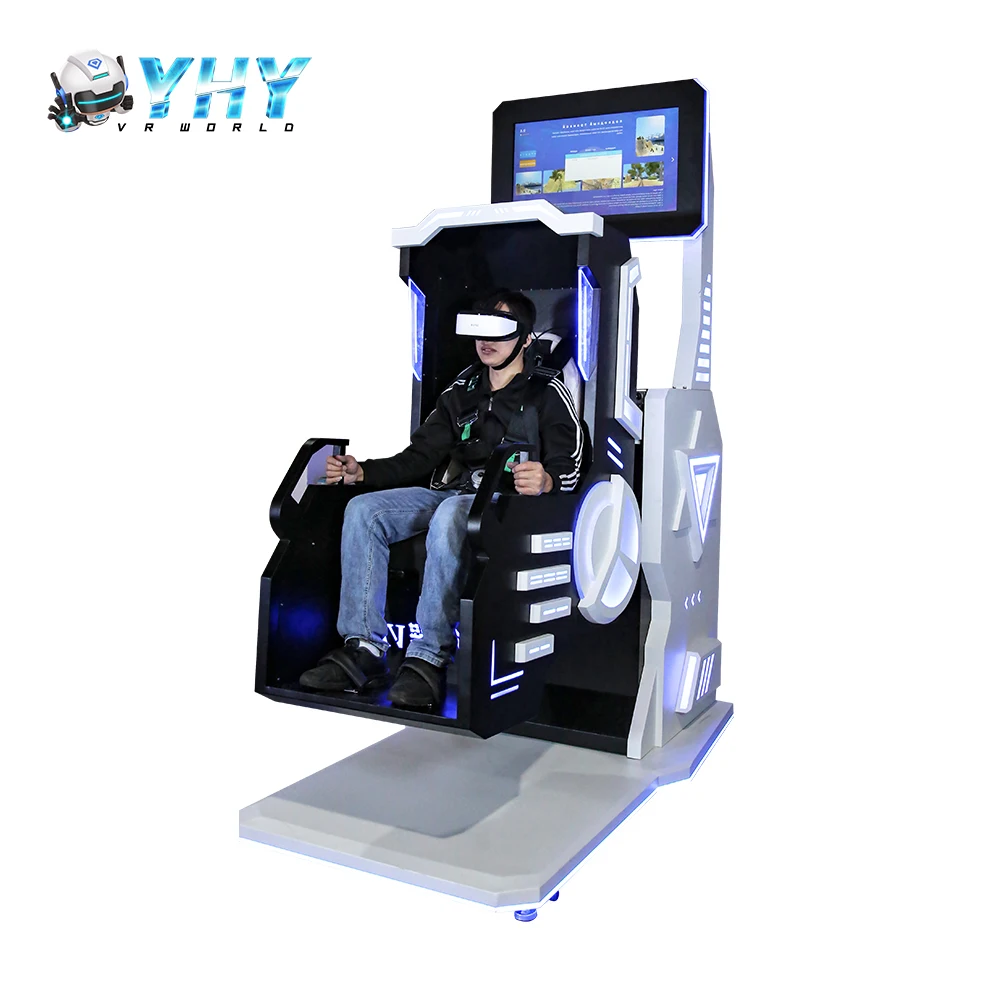 Virtual Reality Racing Car Simulator VR Ride Shoot 9D 360 Arcade Game SEE  VIDEO