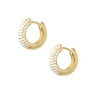 Earrings Zircon Earrings Recommend Wholesale Luxurious Big Hoop Earrings Popular Round Zircon Diamond Stud Earrings