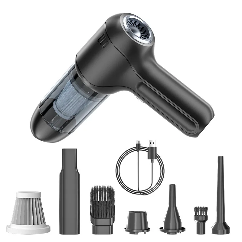 High Power Brushless Motor ABS Vacuum Cleaner Dust Blower Rechargeable 12000pa Wireless Handheld