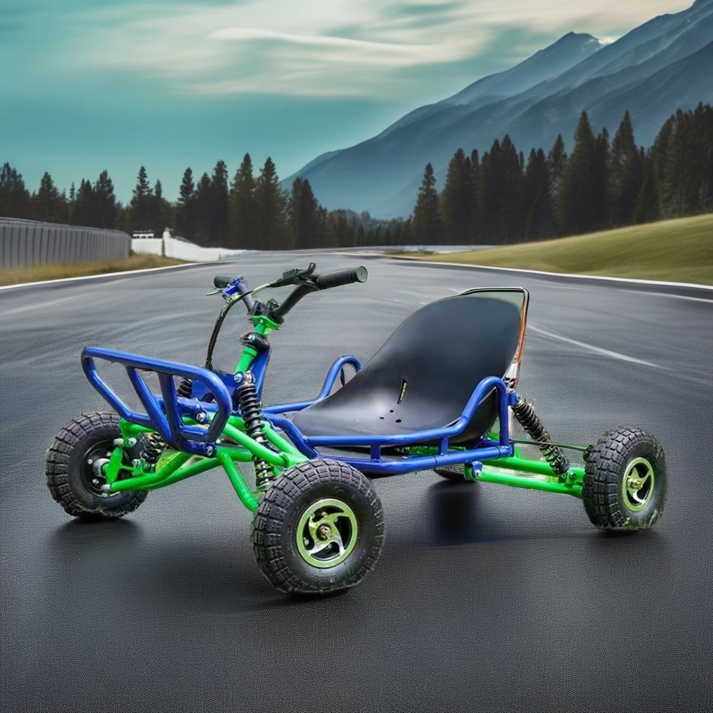 Kid Mini Suspension Handlebar Go Kart - 63CC Off-Road Electric Fun