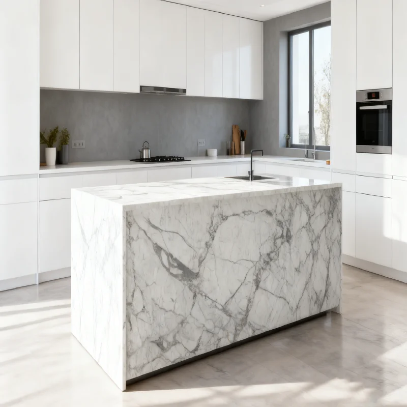 Natural Stone Arabescato Corchia Marble Tables-Modern Design for Hotel & Kitchen Vanity Top Countertops 1 Year Warranty