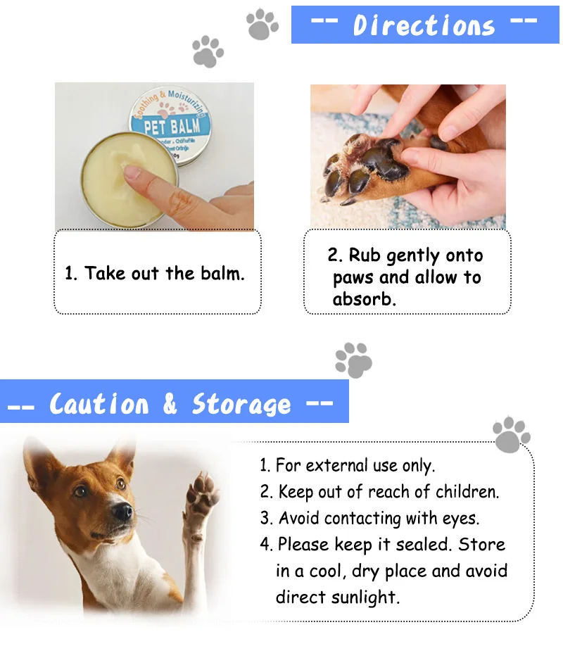 Oem Paw Defense Wax Dog Paw Balm For Dry Paws In Winter And Summer Dog Skin Soother To Protect