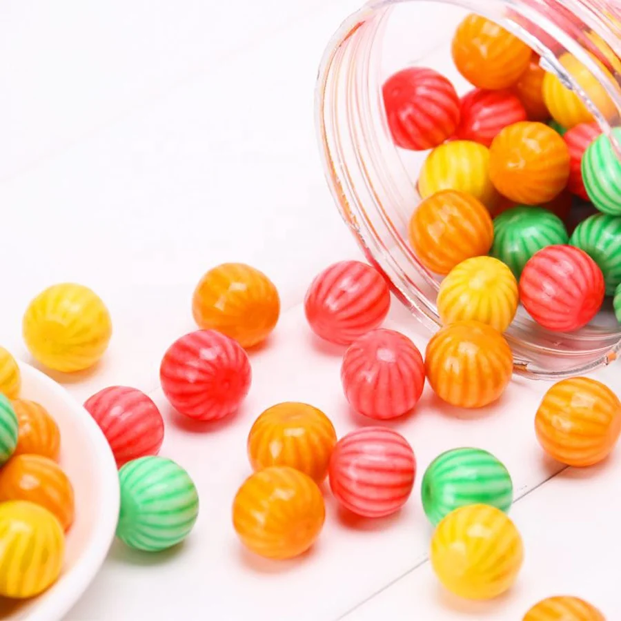 filled soft candy,sugar filled watermelon shape bubble gum - buy