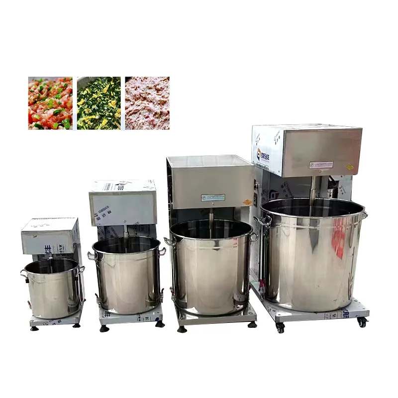 Multifunctional Vertical Meat Vegetable Mixer Machine Meatball Sausage Dumpling Hamburger Stuffing Blender With High Quality