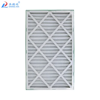 Cardboard Frame Merv 8 Merv 11 Merv 13 Pleated Air Filter With Activated Carbon for Ac Hvac and Furnace