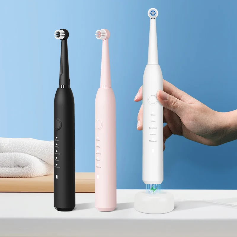 Smart Electric Toothbrush Adult Rotating Toothbrush Travel 5 Modes IPX7 Rechargeable Automatic Electric Toothbrush