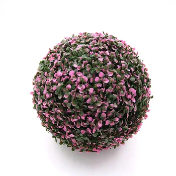 Wholesale Topiary Ball  Hanging Grass Ball  High Quality Faux Topiary Boxwood Leaves
