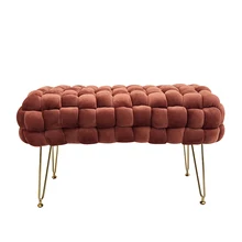 HStex 2023 Custom Wholesale Living Room Big Ottomans Foot Stool