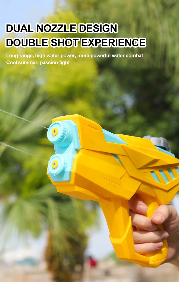 500cc Super Squirt Guns Water Soaker Blaster Long Shooting Range Double ...