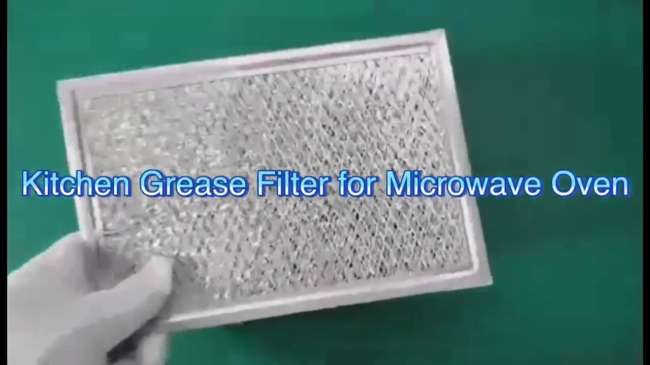 Oem Cooker Hood Replacement Aluminum Mesh Microwave Grease Filter For