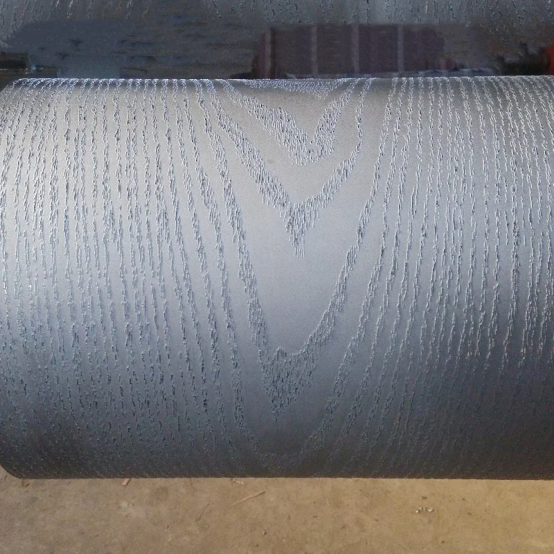 Customized Wood Embossing Machine Roller Embossing Cylinder Steel Emboss Roller with Wooden Grain