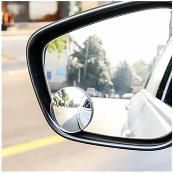 2pcs Convex round 360 Degree Wide Angle Car Mirrors Vehicle Side Blindspot Rear View Blind Spot Mirror Pack of Car Mirrors