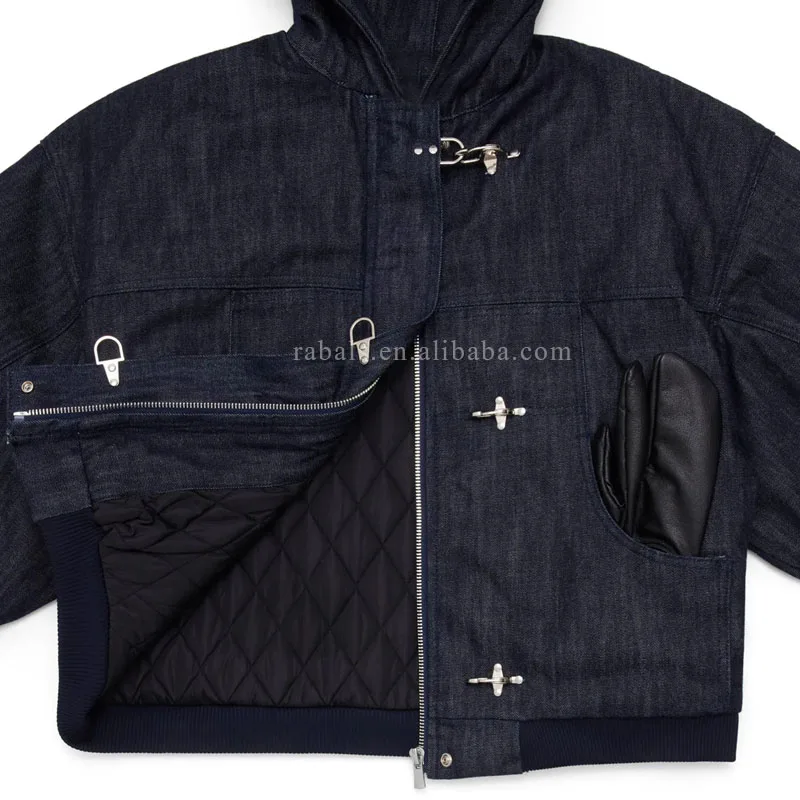 Designer Custom Cropped Zip up Raw Japanese Selvedge Vintage