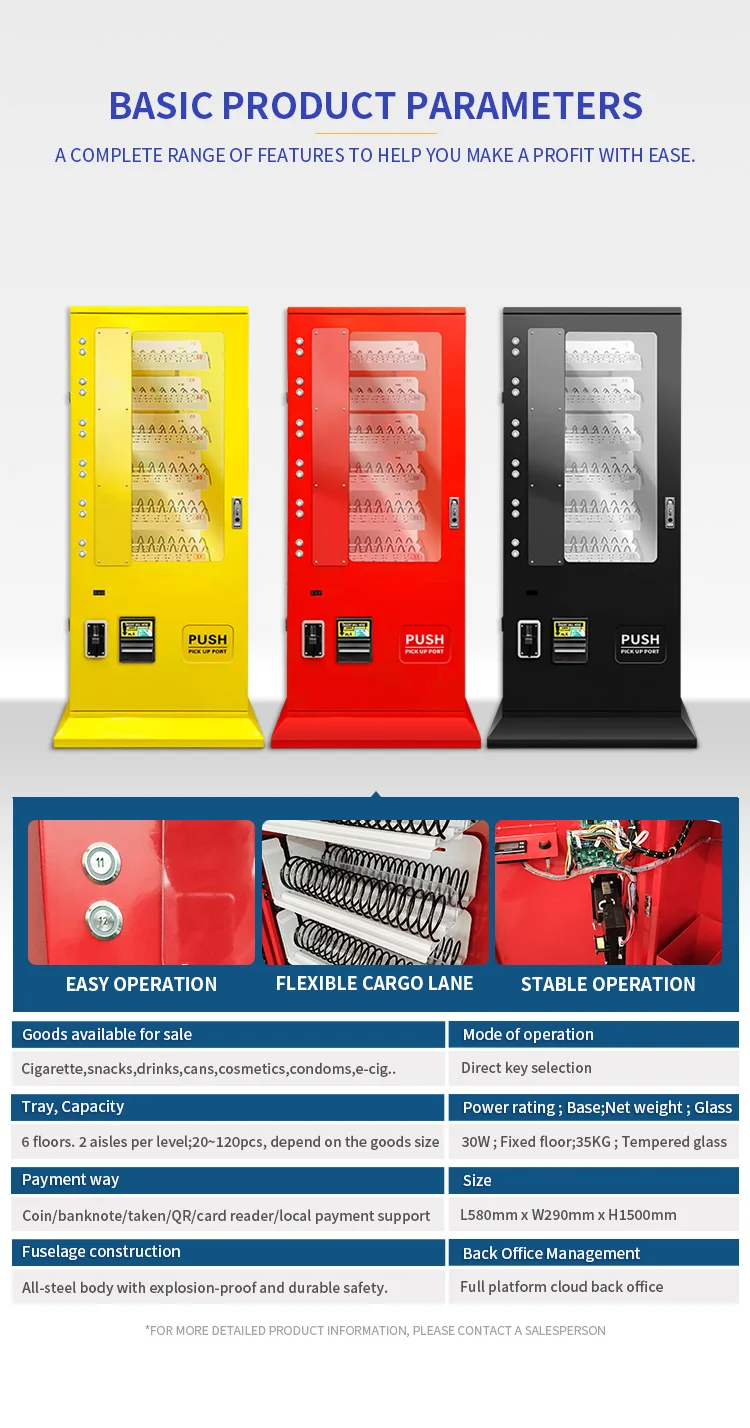 Multifunctional Allweather Vending Machine Factory Direct Low Price