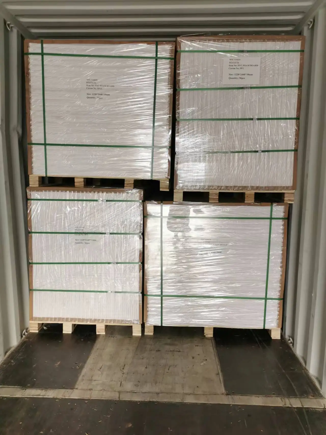 Packaging & shipping specifications