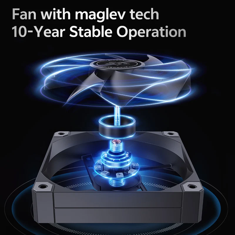 SNOWMAN MT880-V4-BK CPU Cooler - Efficient & Quiet Performance