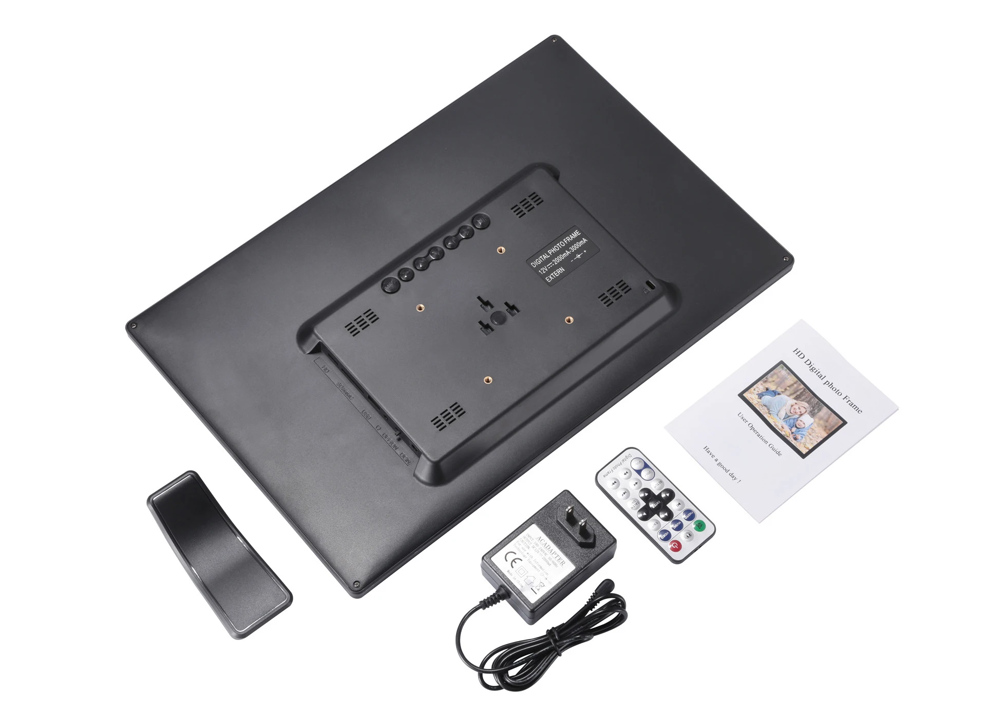 17 дюймов цифровая фоторамка, большая цифровая фоторамка широкий ЖК-экран с 1440*900 высоким разрешением для рекламы