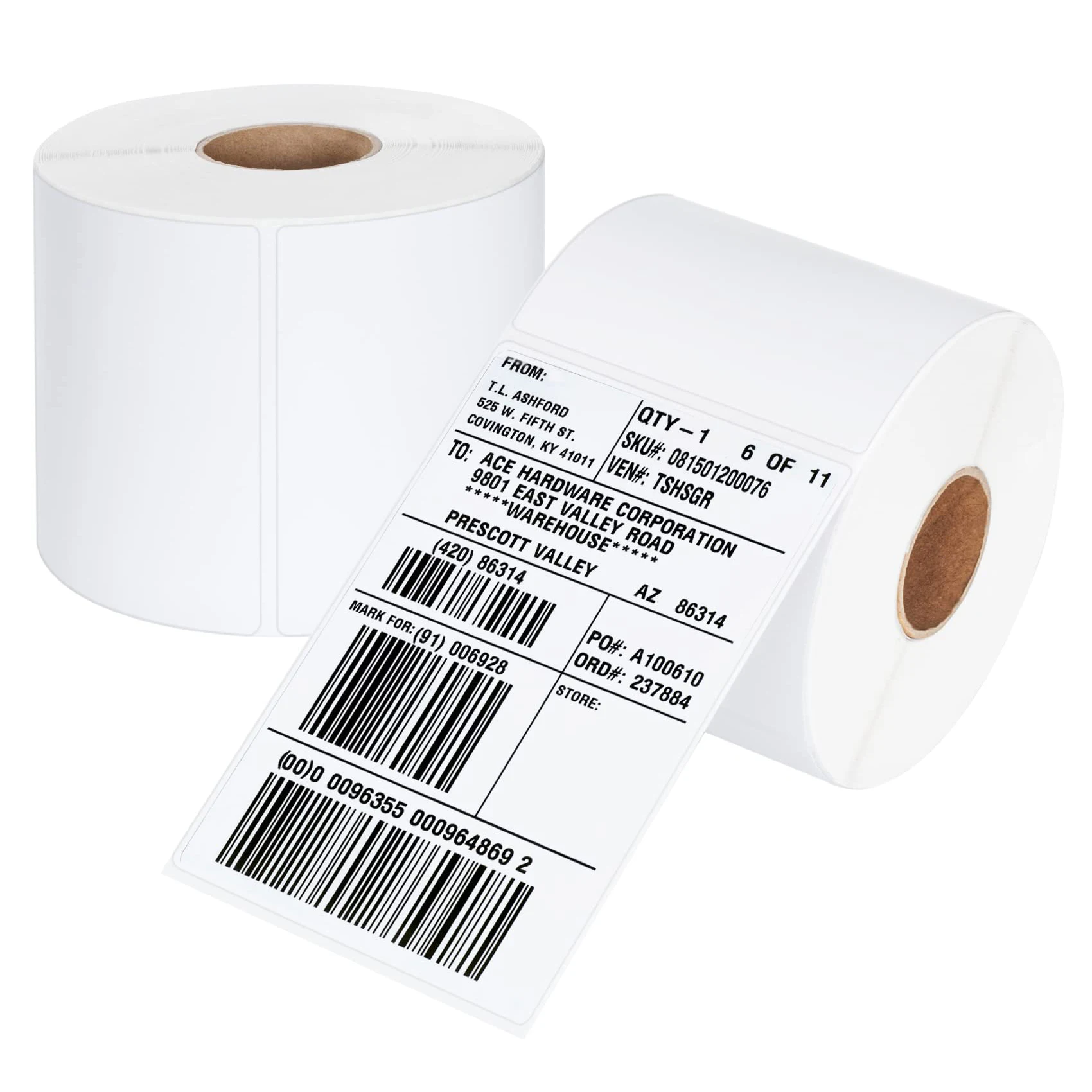 Direct Thermal Shipping Label Roll 100x150 Thermal Printer 4x6 Label Shipping A6 Waybill Shipping Labels 4x6