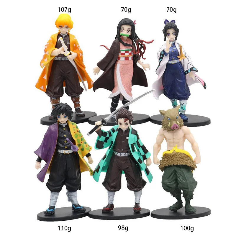 Hot-selling Anime Demon Slayer Character Model Decoration Collection ...