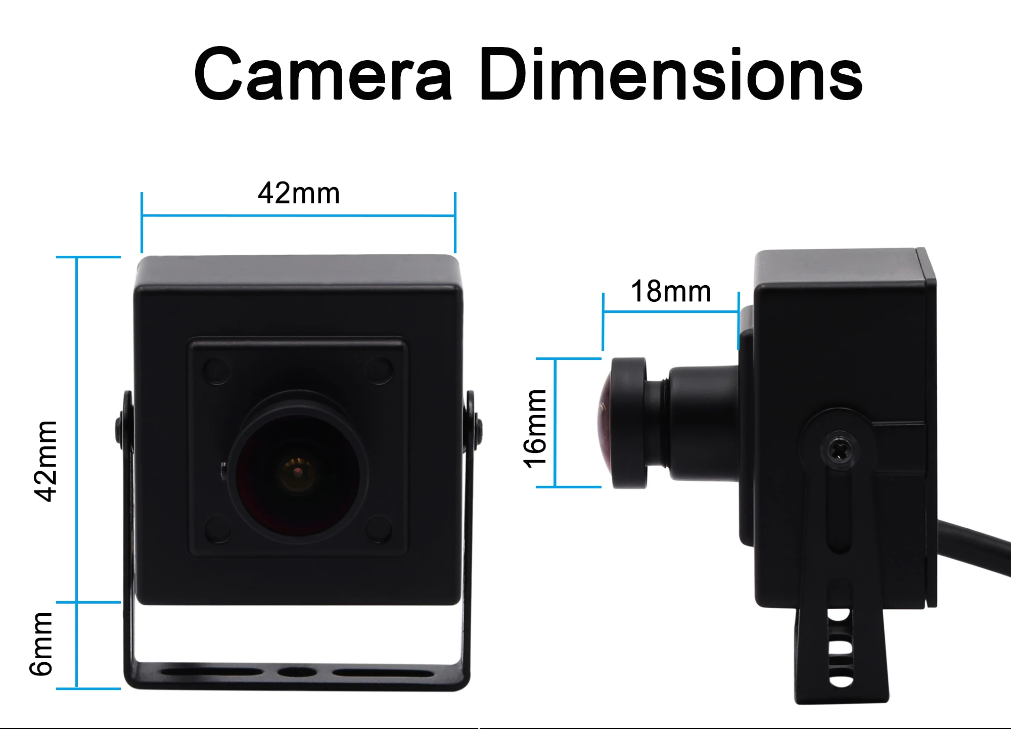 ELP 170 Degree Wide Angle Fisheye Lens Mini Web Camera USB Security Camera for Home Security and Machine Vision System