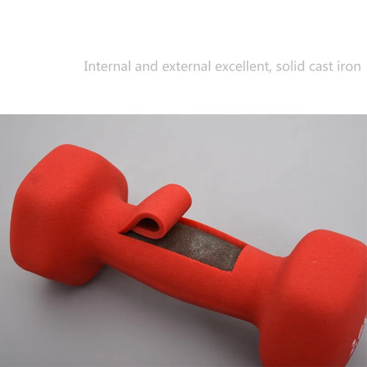 Home Gym Bodybuilding Dumbbell Suitcase Neoprene Hexagon Weights Set