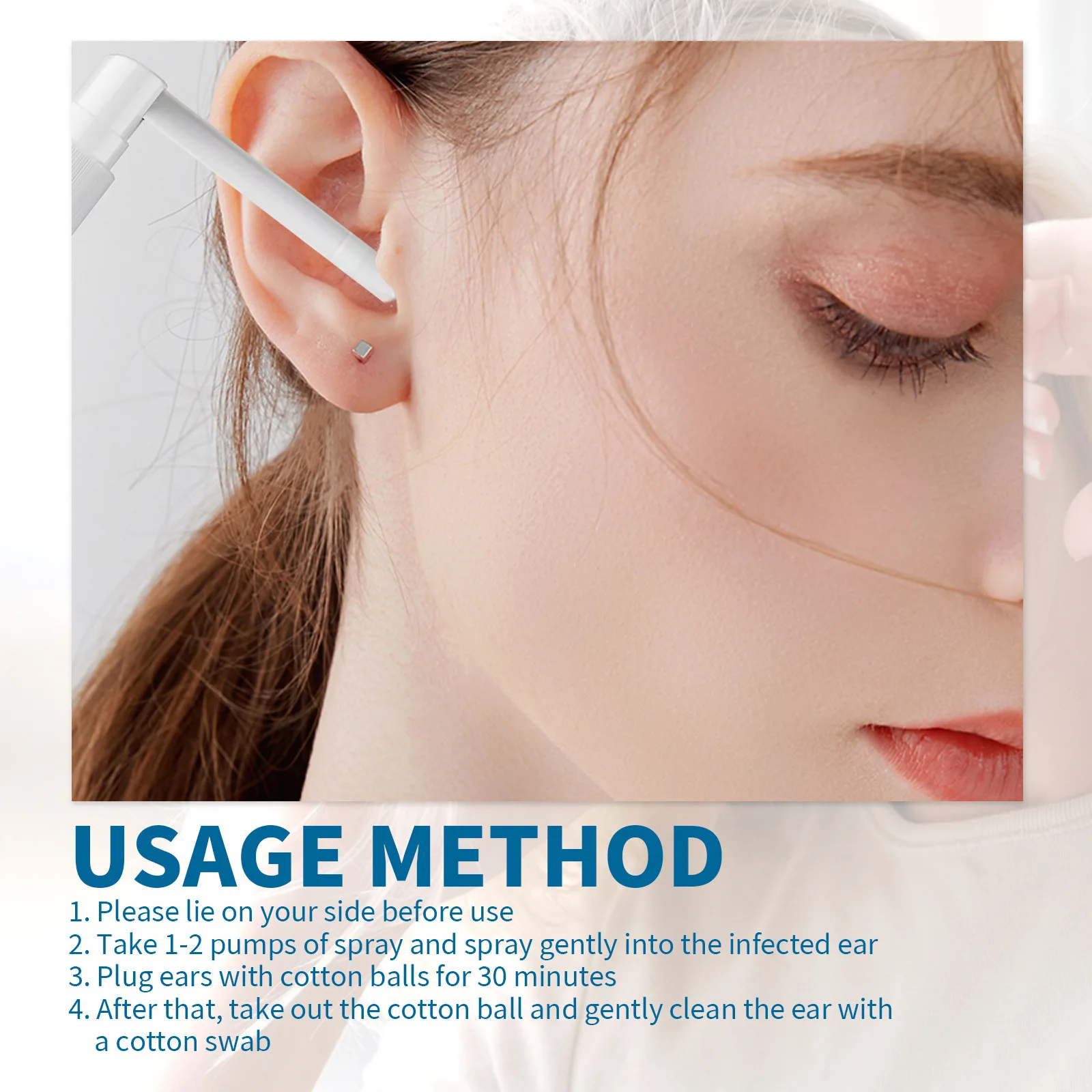 30ml Ear Care Spray Gently Cleans And Softenes Earwax Blockage And