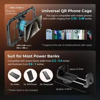 SmallRig All-in-One Universal Quick Release Phone Video Rig Kit Pro, for Vlogging & Live Streaming - 4704 detail image