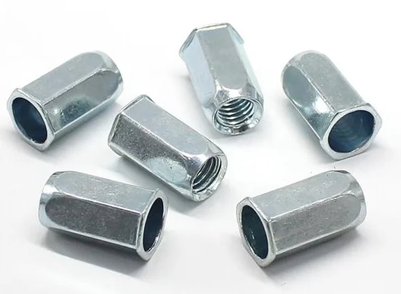 M4 M5 M6 M8 M10 M12 Steel Rivnut Countersunk Head Open Blind Threaded Insert Full Hex Rivet Nut