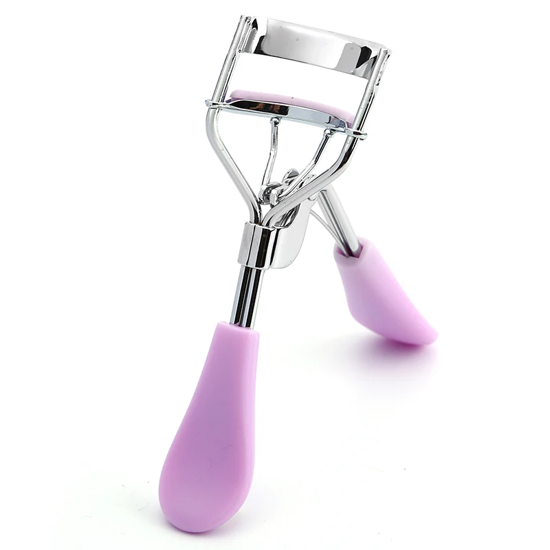 Factory Directly Wholesale  Multi Color Flat False Duck Tongue Handle Eyelash Curler