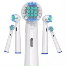 Factory Customize Bristle Color Package Oral Brush B Rounded Replacement Toothbrush Head Recyclable Electric Toothbrush Heads