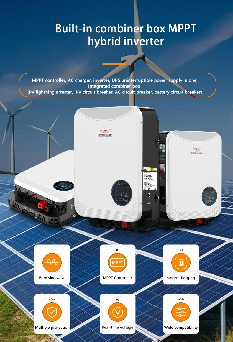 High Efficiency 6200w MPPT Solar Power Inverter for off Grid