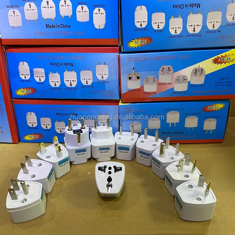 Uk 3 Pin Plug Converter Travel Adapter Uk Universal Plug Adapter Eu To