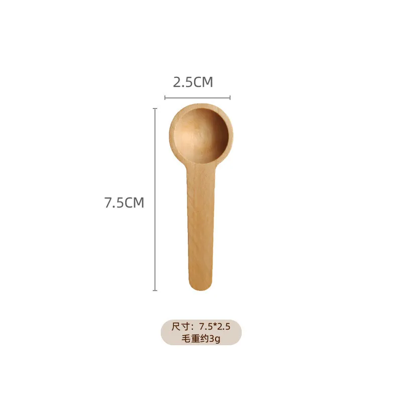 Mini Tasting Spoons Condiments Salt Scoop Kitchen Cooking Seasoning Oil Coffee Tea Sugar Mini Nature Small Wooden Spoons