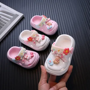 Cartoon Styles Kids Water Sandals Wholesale Summer Children Beach Walk Slippers Fashion Floral Ladies Flat Slippers Girls