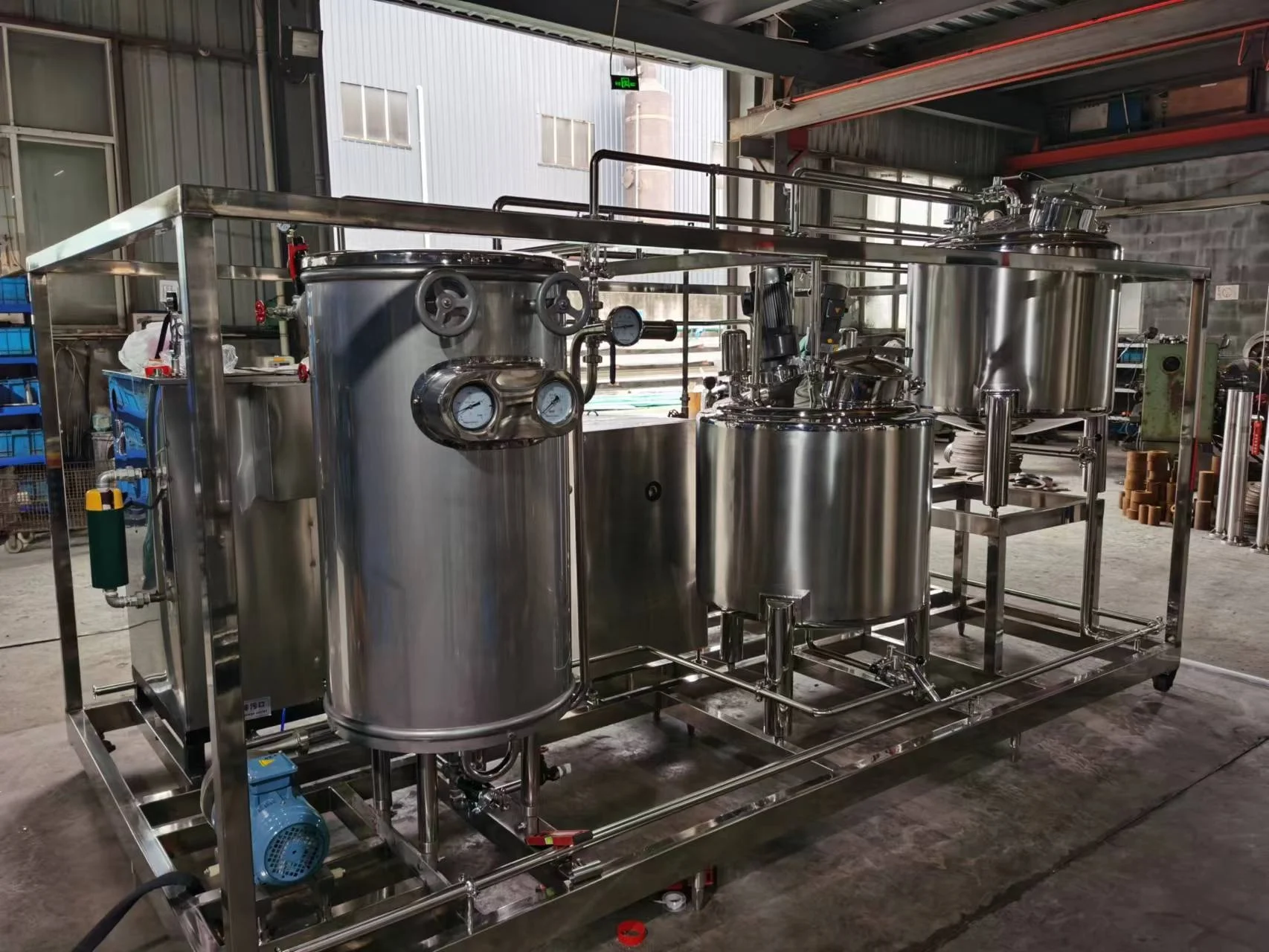 High Quality Stainless Steel Coil Type UHT Milk Sterilizer Machine