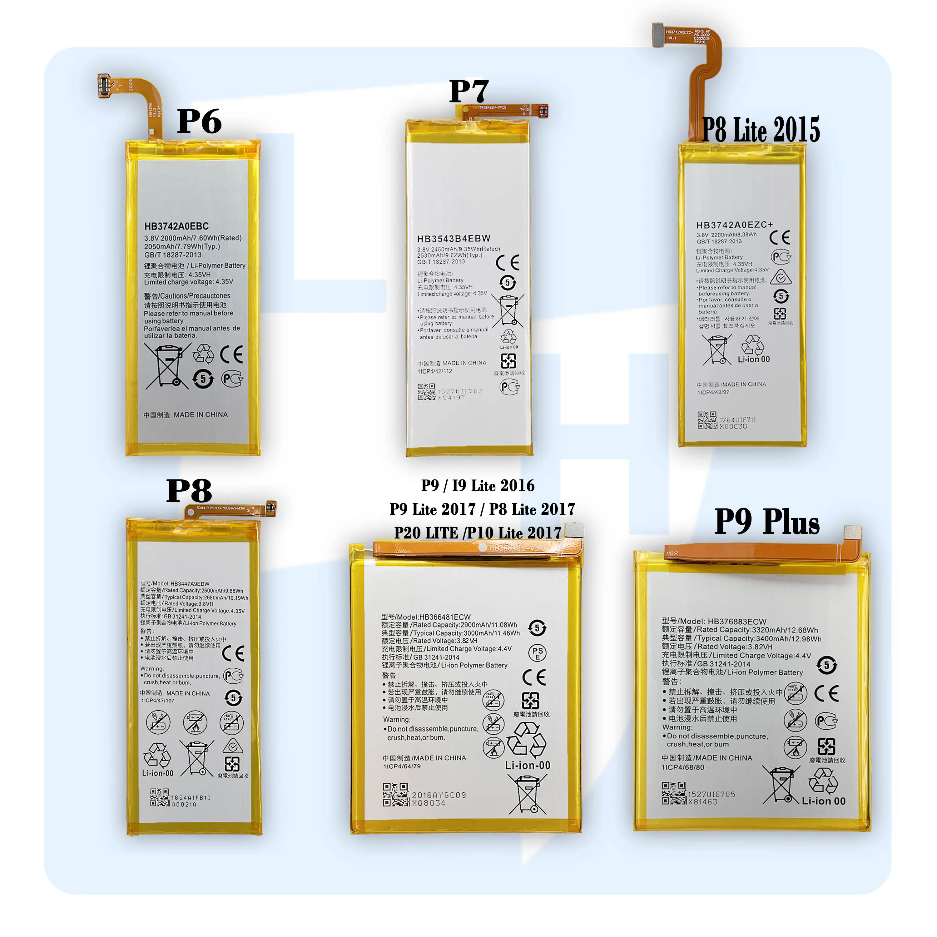 
 Nova nova2 nova3 nova4 nova5 nova6 nova7 nova8 nova3e nova5i аккумуляторная батарея для huawei nova lite  