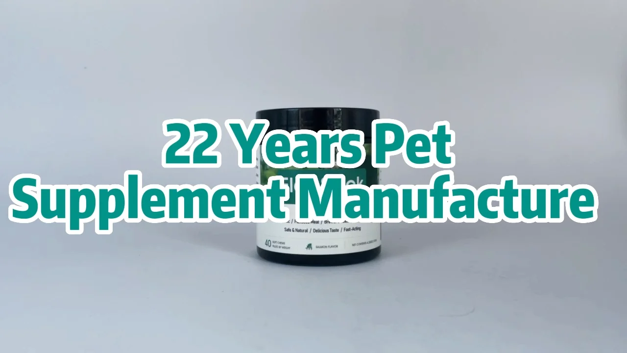 Private Label Dog Immune Supplements Pet Multivitamin Build Up Daily