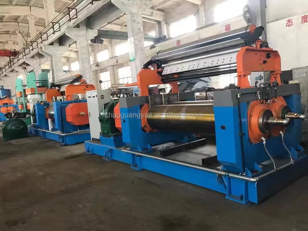 Open Type Two Roll Rubber Mixing Mill For Silicone Rubber Products ...