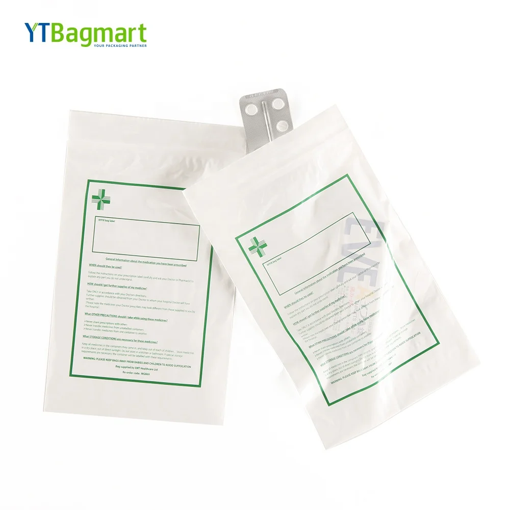 LDPE Medicine Tablet Bag Medicine Envelope Dispensing Plastic Pill Ziplock  Bags - China Nigeria Medicine Bag, LDPE Zip Lock Bag