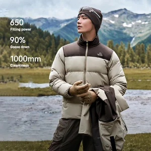 PELLIOT Outdoor 650 Filling Power Goose Down Jacket Men's 3 in 1 Down Liner Windproof Hiking and Mountaineering Jacket