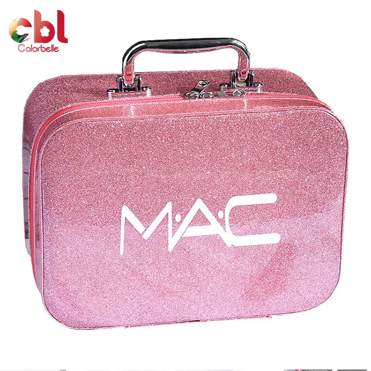 Continentaal taart Verliefd Wholesale Fashionable luxury pink brand logo travel cosmetic bags cases  organizer large capacity makeup bag custom cosmetic bags From m.alibaba.com